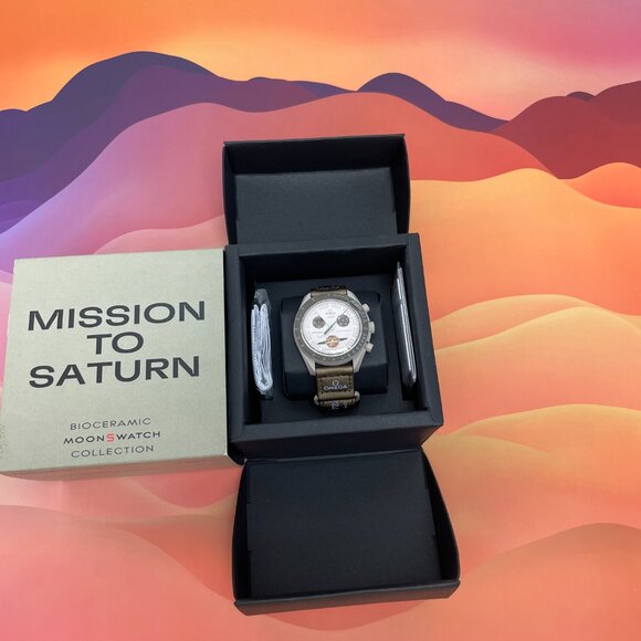 Swatch X Omega Moonswatch Mission To Saturn - Picture 8 of 8